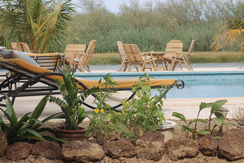 Lampsar Lodge Ndiongo Buitenkant foto